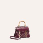 Goyard Saigon Structured Mini Bag Burgundy